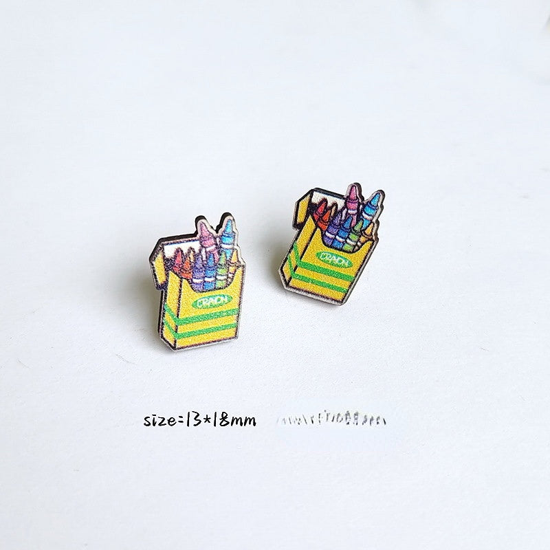 Wholesale Teacher's Day Wooden Earrings